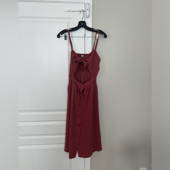 Aritzia/Wilfred Tie Front Dress - Picture 1 of 2